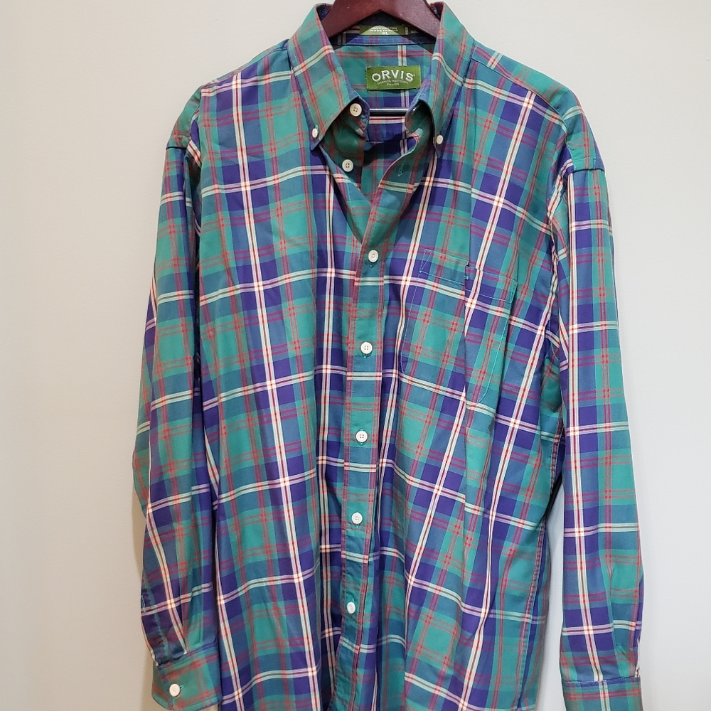Men's Orvis, dress casual shirt